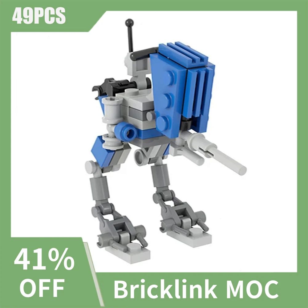 

NEW 49PCS Famous star battle Movie Series MOC ATRT DIY creative ideas Children Walking robot Toy Birthday Gift Building Blocks