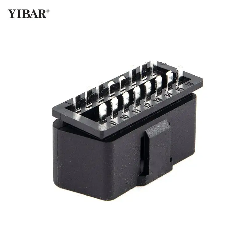 

Car OBD2 Connector 16pin Male Plug 16 Pin OBD II OBD2 Diagnostic-tool Cable Terminal Connector Plug