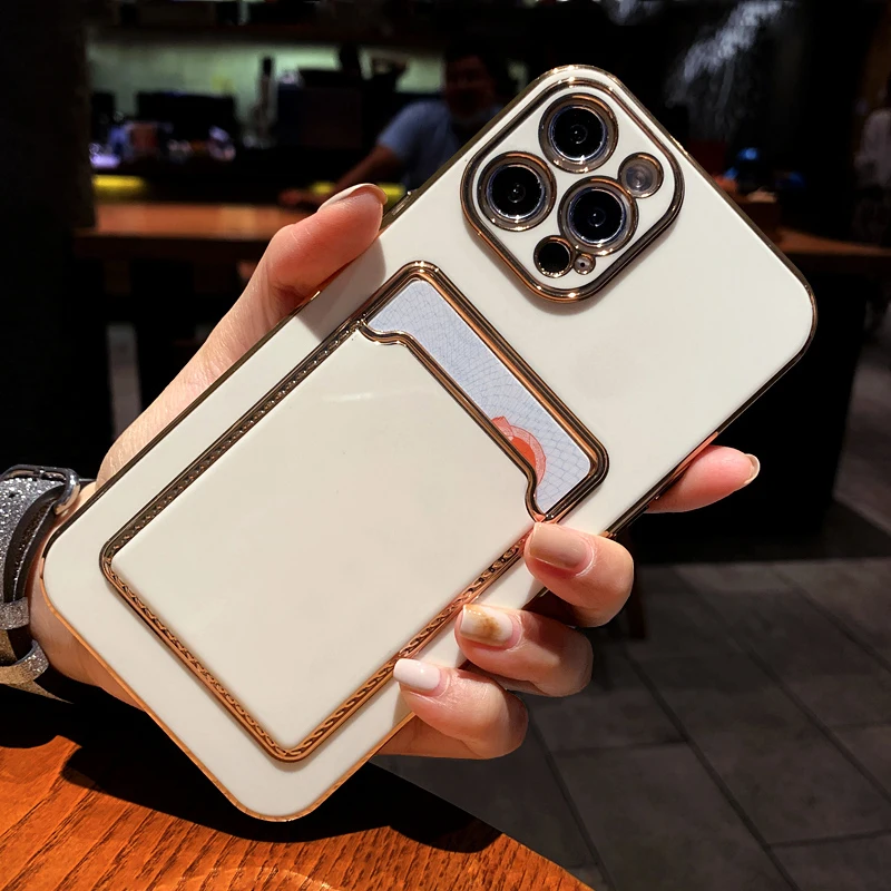 Роскошный мягкий пластиковый чехол с покрытием для iPhone 13 12 11 Pro Max XS XR X R 8 7 Plus SE 2020