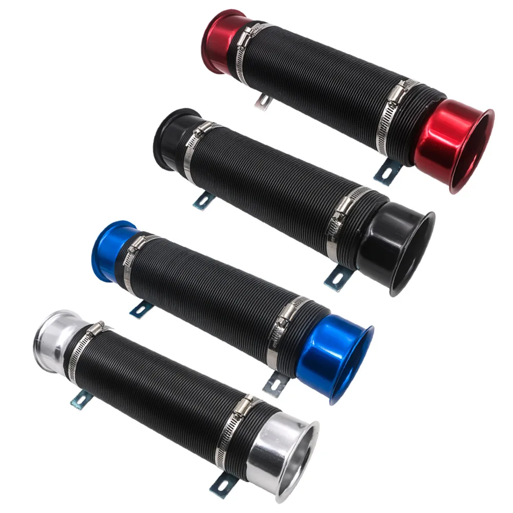 

Car modification accessories 3'' adjustable intake telescopic tube booster intake hose guide tube