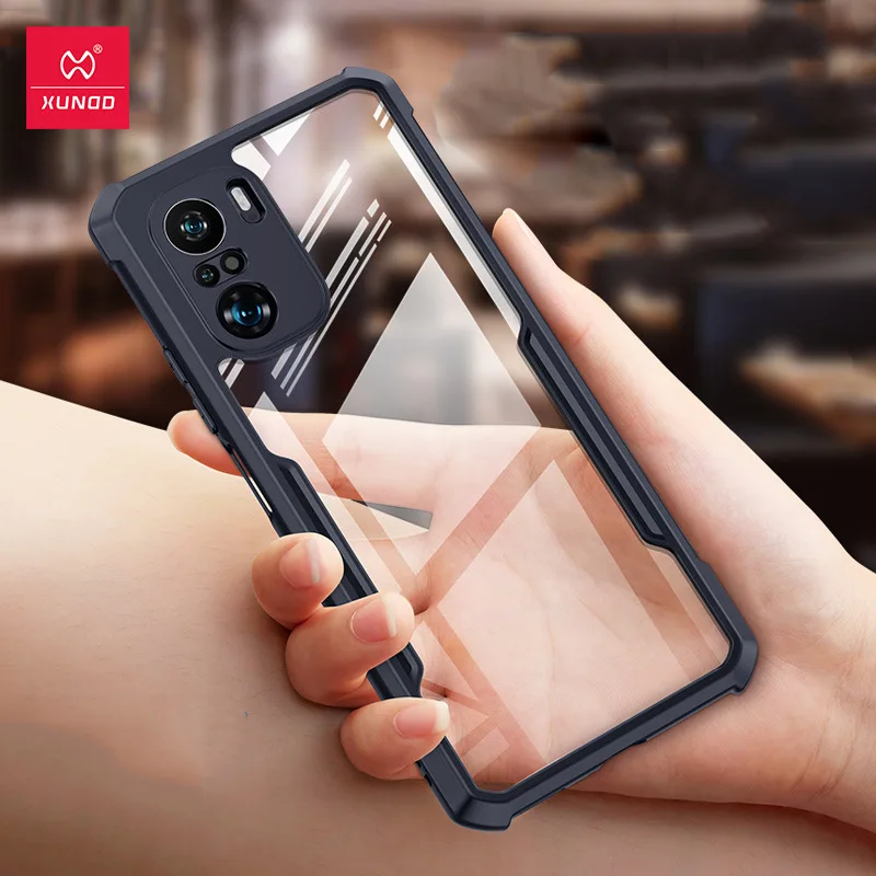 

2022 Fashion luxury Airbag Case For Xiaomi Redmi K40 pro poco F3 TPU+Acryli Phone Protective Cover Coque for POCO F3 GT