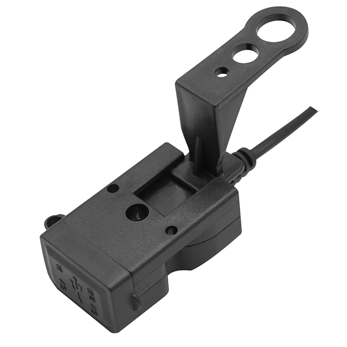 

1 Pc Motorcycle USB Handlebar Dual Ports Adapter with Switch for Motorcycle ATV