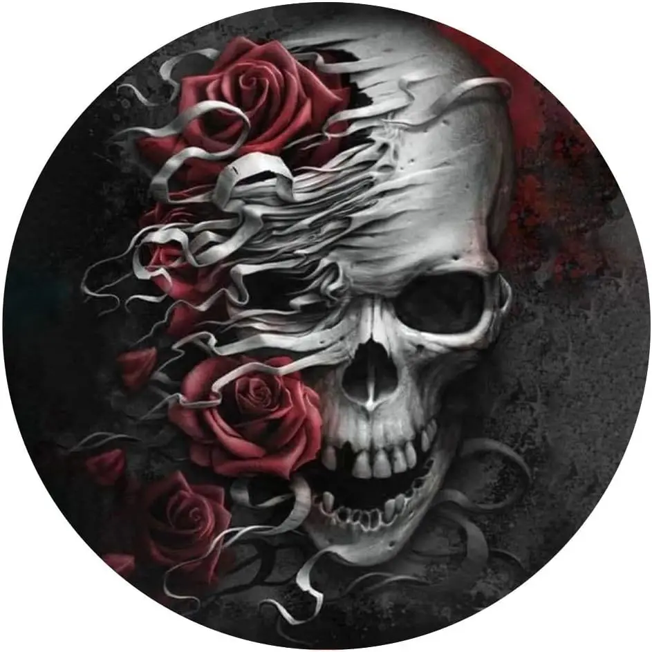 WZVZGZ металлическая круглая жестяная вывеска диабловая серия/Мрачный Жнец