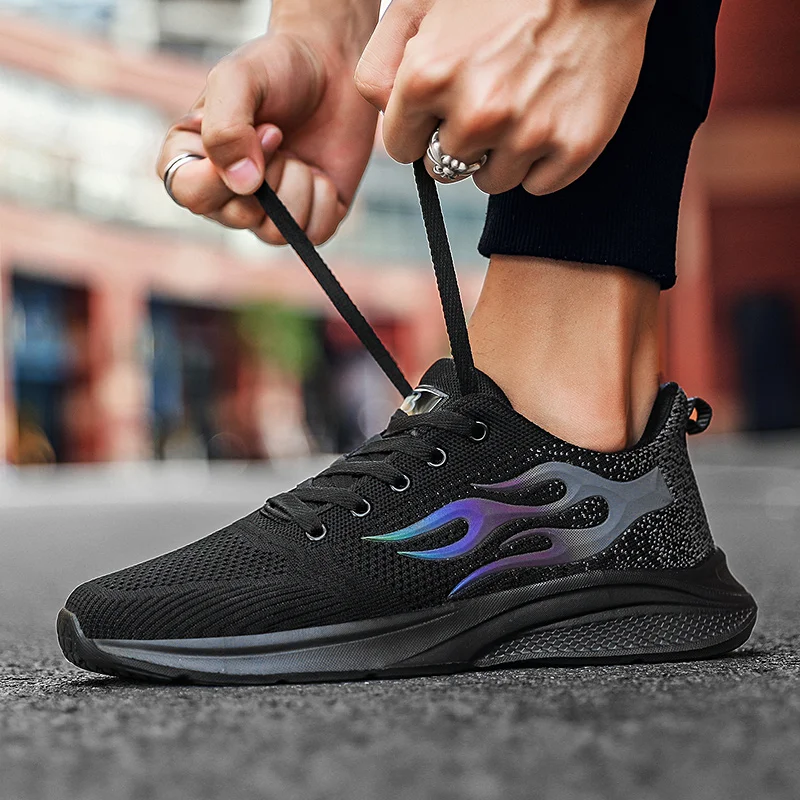 Hot Sale Light Running Shoes Comfortable Casual Men's Sneaker Breathable Non-slip Wear-resistant Outdoor Walking Men Sport Shoes