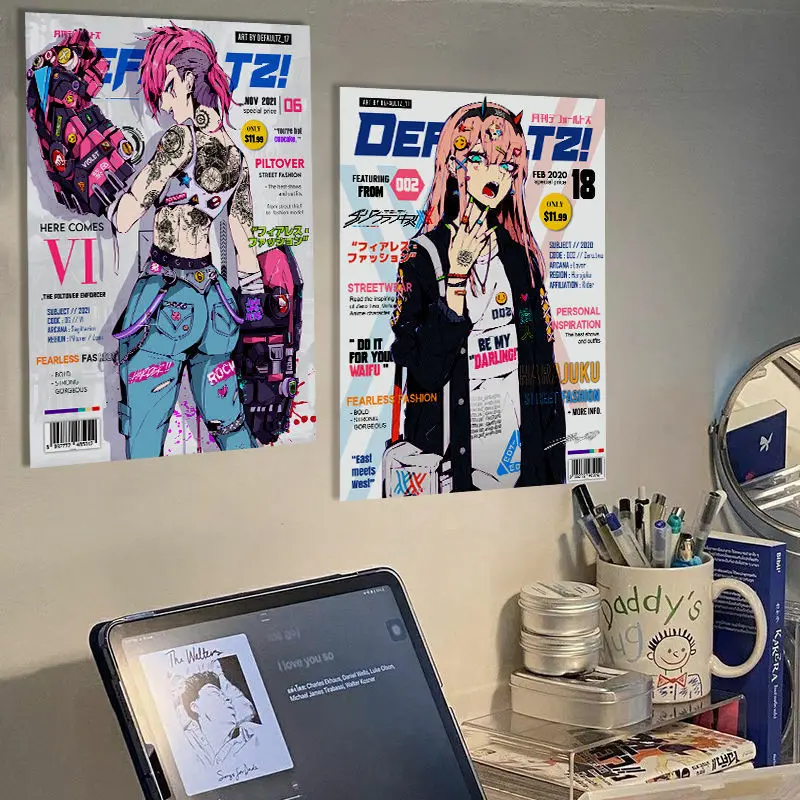 

Japanese Manga Poster 02 Tokyo Bakuro Anime Magazine Cover Bedroom Dormitory Studio Photo Background Wall Decoration