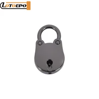 metal round key small bear alloy lock diary lock key lock for gift