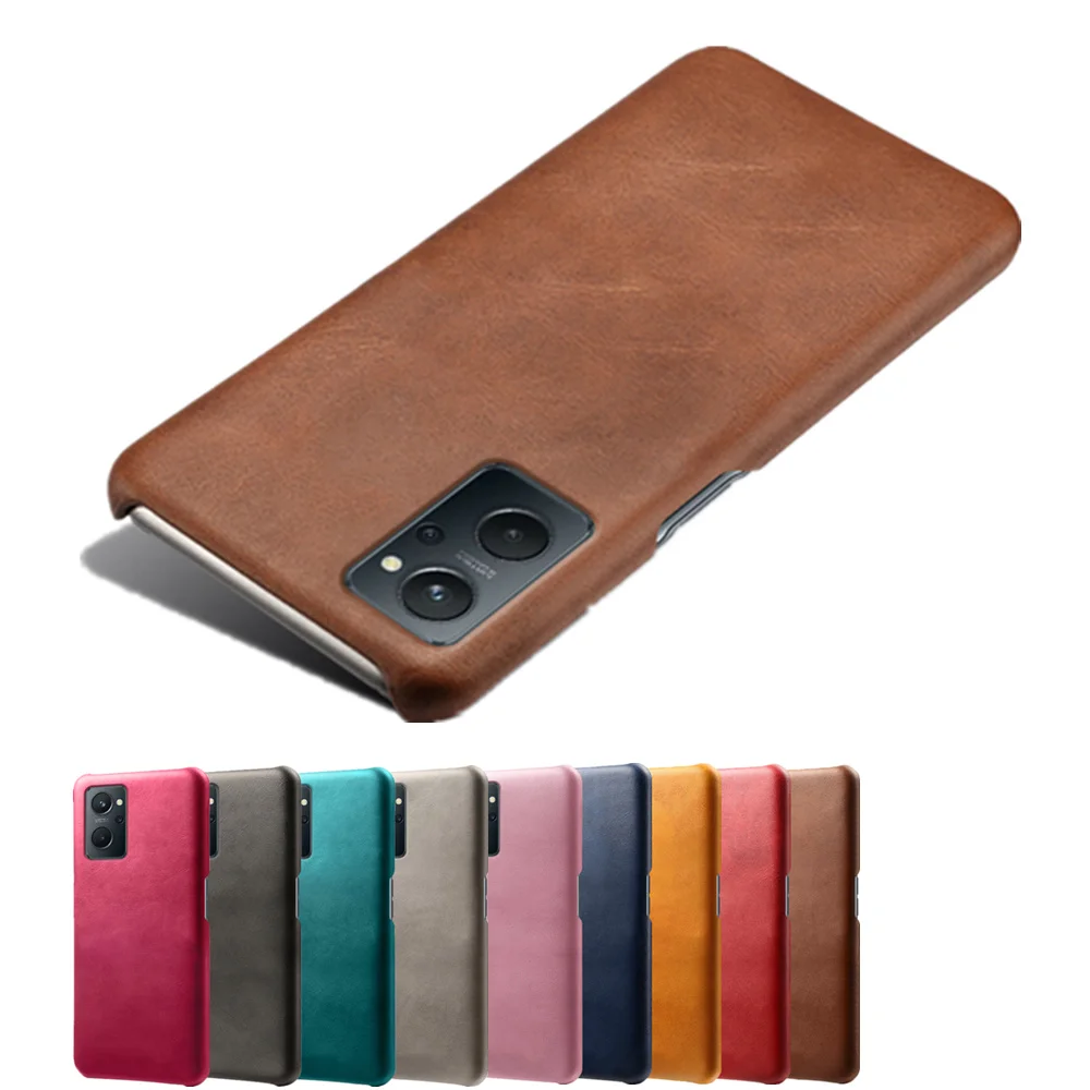 

For Realme 9i Case Slim Vintage Synthetic Leather Cover Realme 9i 9 Pro Plus 8 8i C11 C21 C21Y C31 GT 2 Neo 2 Narzo 50A 30A Capa