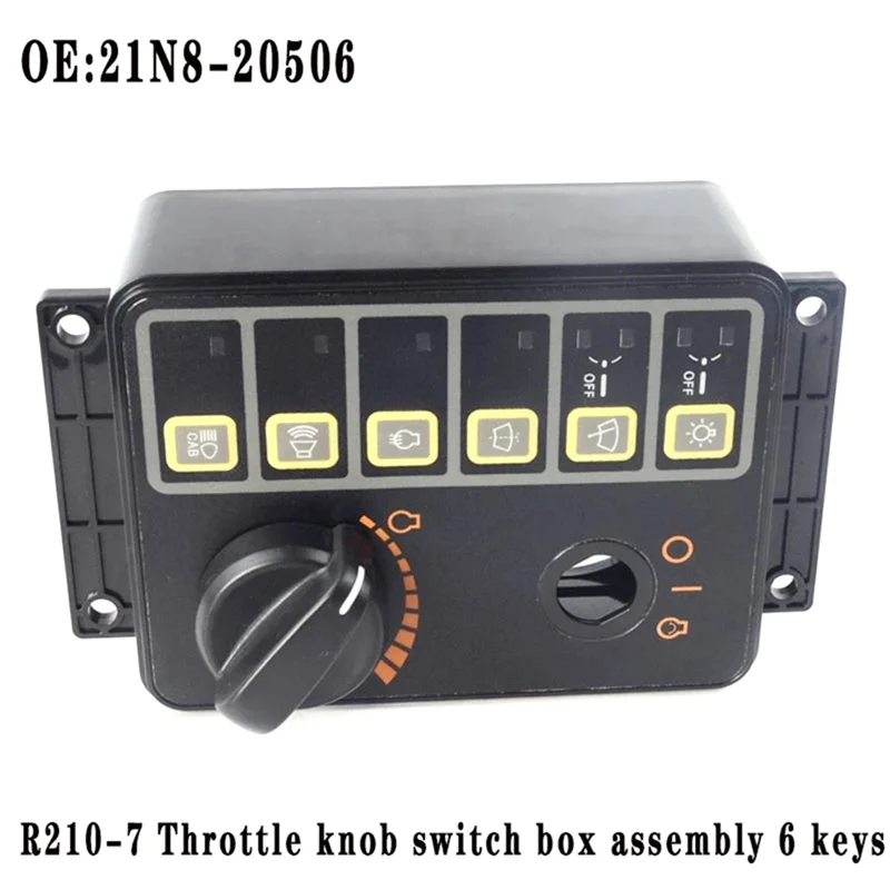 Ручка управления дроссельной заслонкой экскаватора переключатель в сборе для