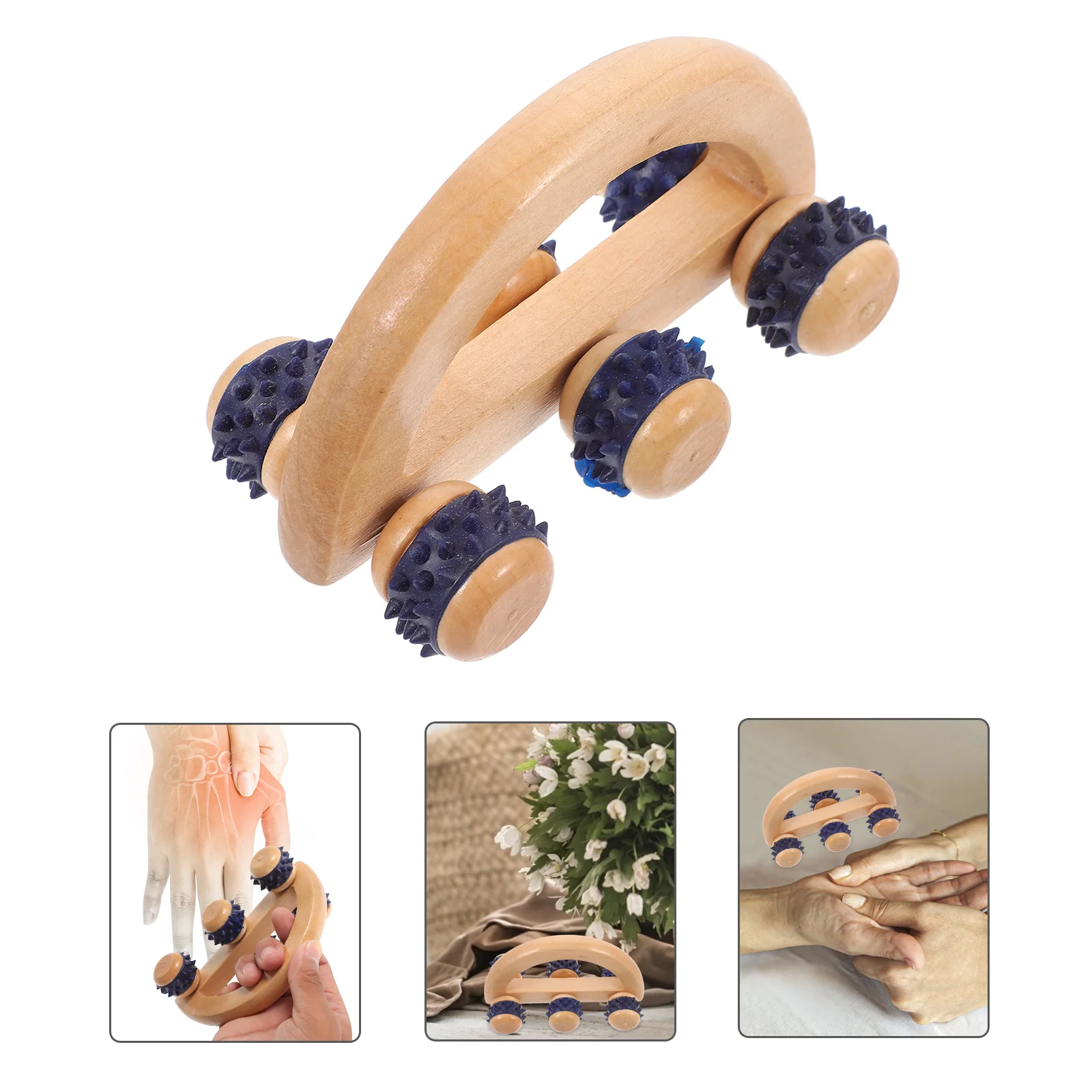 

Roller Feet Tool Roller Stick Hand Roller Lotus Tree Massaging Tool Fitness Creative Hand