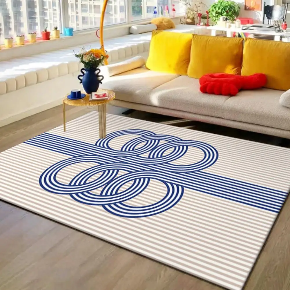 Дизайнерский Ковер VIKAMA - Геометрические Линии Художественное Простое Роскошное