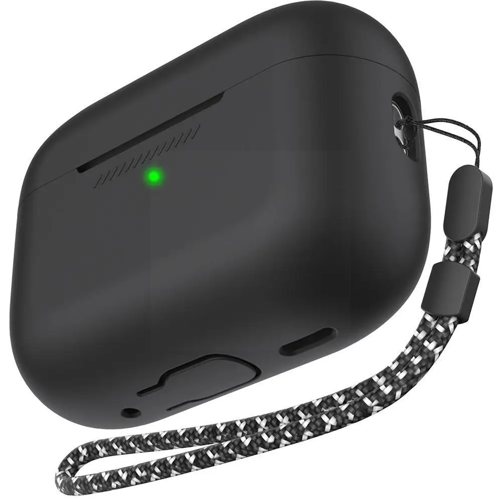 

Цветные силиконовые аксессуары для наушников AirPods Pro 2, с ремешком, защита для наушников, чехол для AirPods Pro 2, чехлы Y9X9