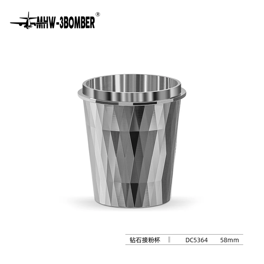 Дозирующая чашка MHW-3BOMBER из нержавеющей стали 51/58 мм