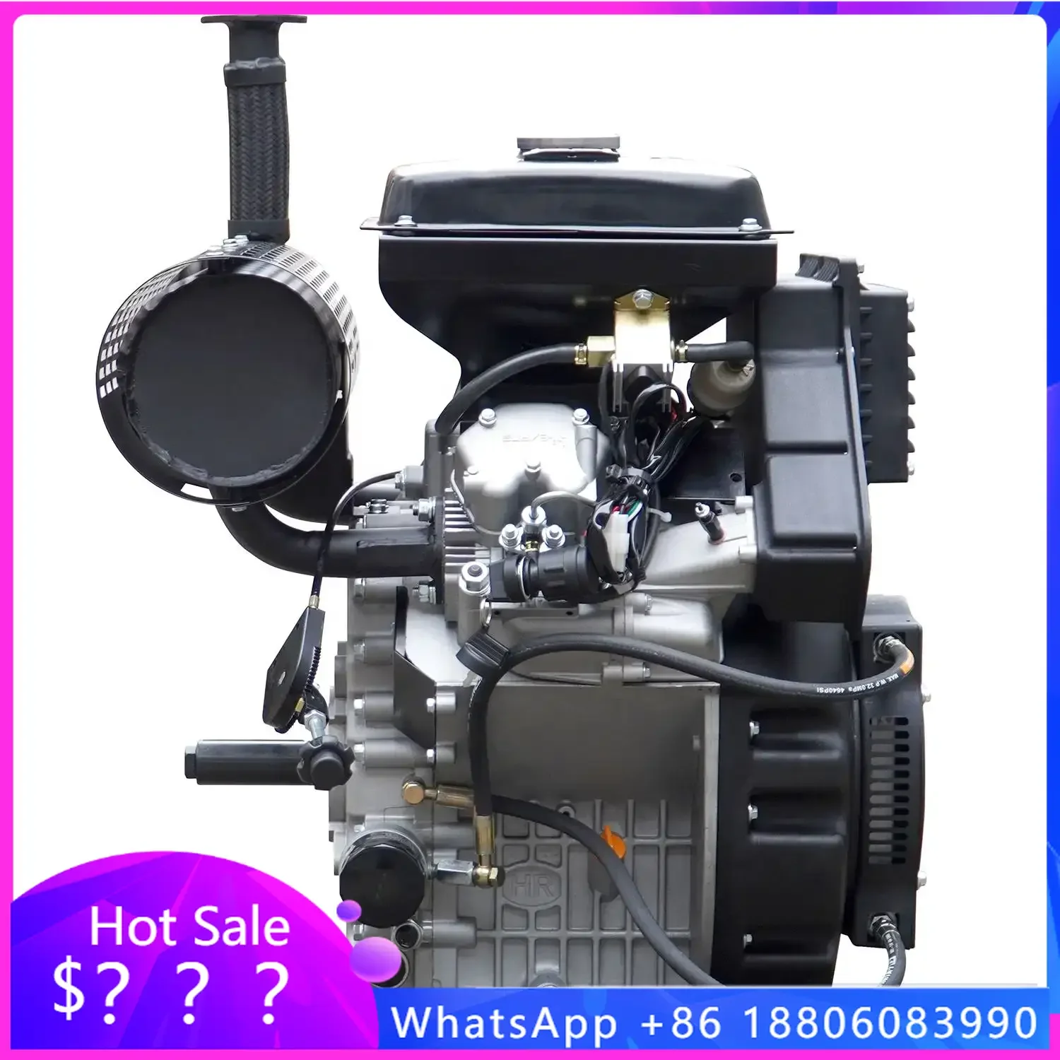 JAVarns 30h·p 22KW двухцилиндровый двигатель с воздушным охлаждением die-sel