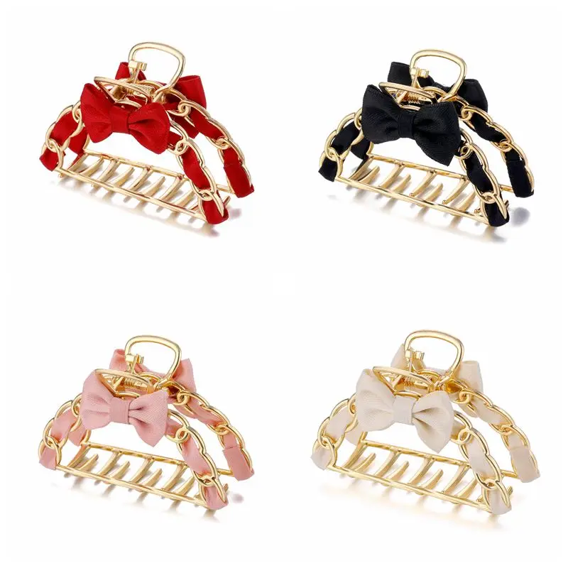 

Новые милые заколки для волос с бантом для женщин и девушек заколка с красным бантом металлические заколки для волос женские аксессуары для...