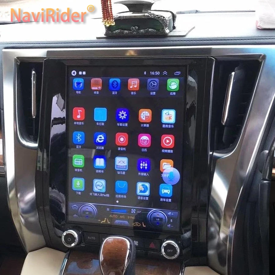 Автомобильный видеоплеер 12 дюймов Android 13 для Toyota Alphard 30 2015 - 2019 радио VELLFIRE стерео
