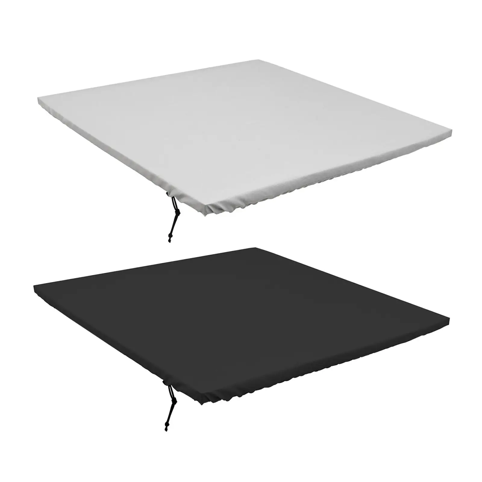 

90Cmx90cm Stretchable Table Tablecloth Polyester Square Fitted Table Cover for Dinner Home Dining Room Hol Decoration