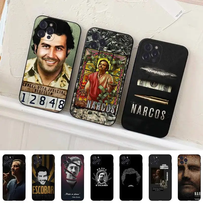

Pablo Escobar Phone Case Silicone Soft For iphone 14 13 12 11 Pro Mini XS MAX 8 7 6 Plus X 2020 XR Shell
