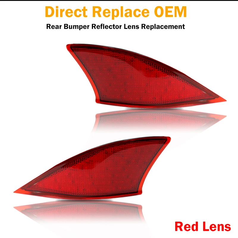 Красный цвет задний бампер отражатель заднего бампера стоп-сигналы с сигналом