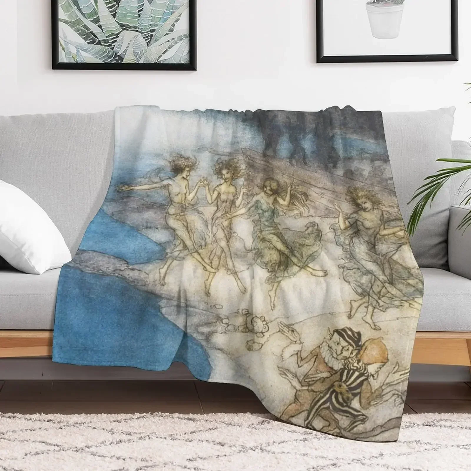 Детский плюшевый плед Arthur Rackham: Comus 1921