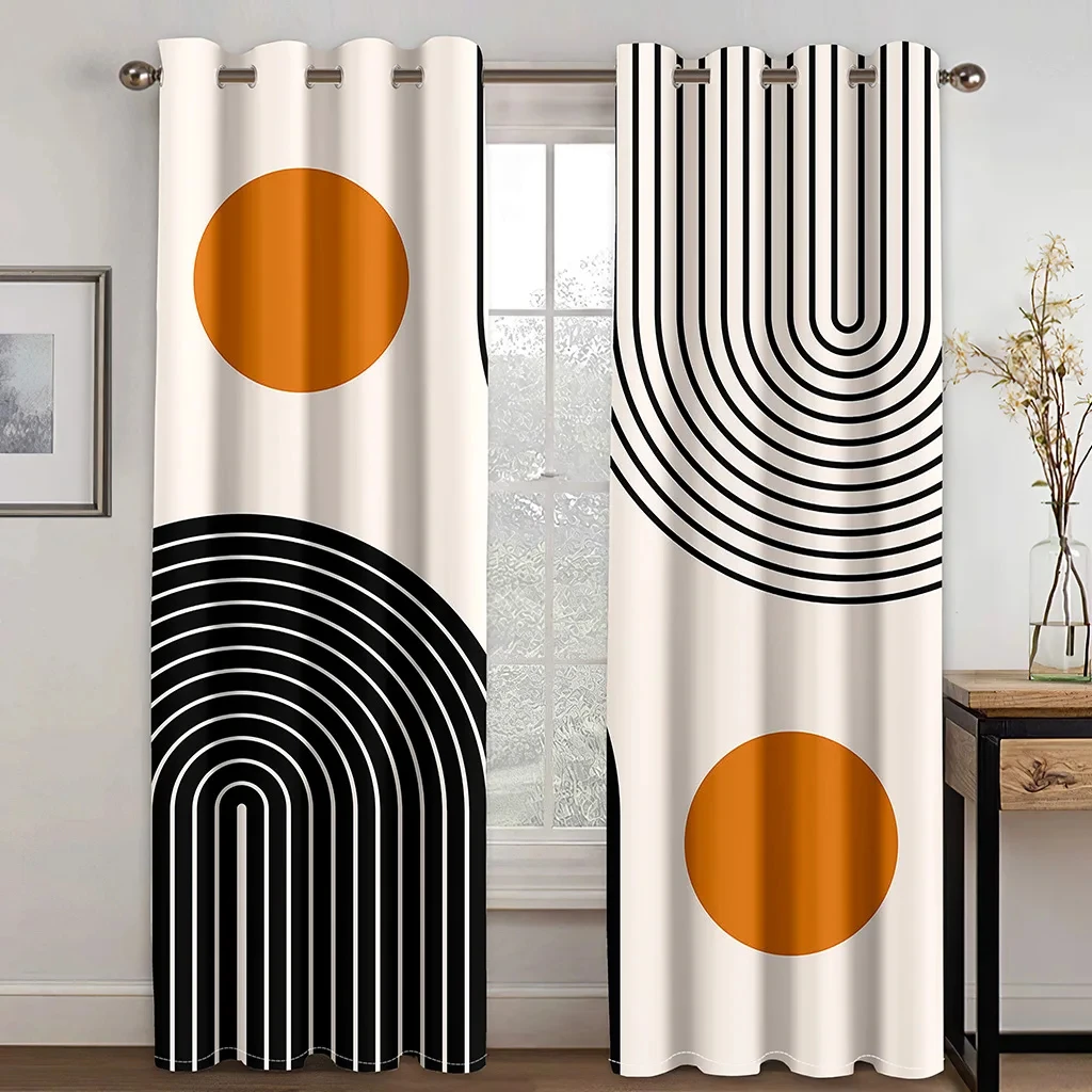 2 панели солнце Абстрактный геометрический дизайн Искусство Современная