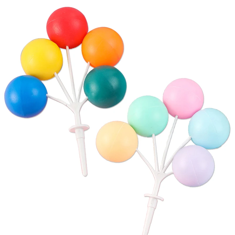 Красочный воздушный шар украшение торта креативный день рождения конфетные