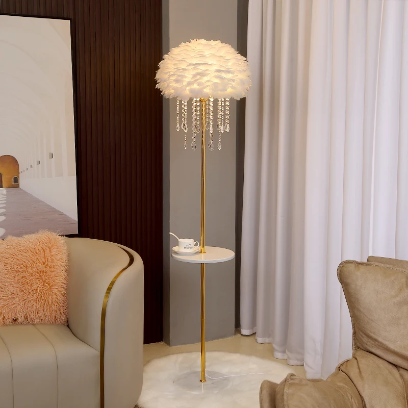 

Warm Lighting Living Room Floor Lamp Modern Art Dimmable European Floor Lamp Luxury Simple Lampara De Pie Home Decoration