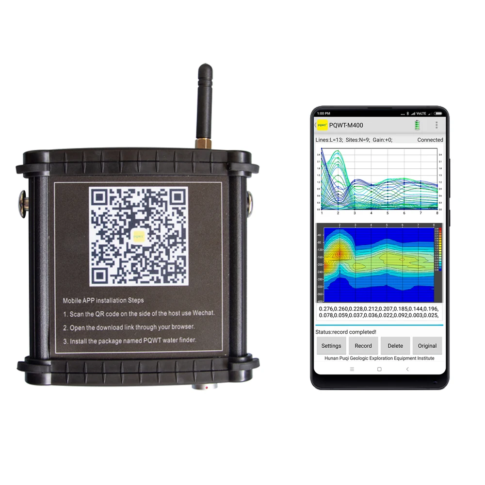 

New PQWT-M100 Cheap Automatic Underground Water Detector For 100M
