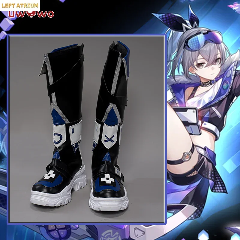 Фото UWOWO Honkai Star Rail Silver-Wolf Cosplay Shoes Hacker Stellaron HSR Cosplay Shoes Boots №1