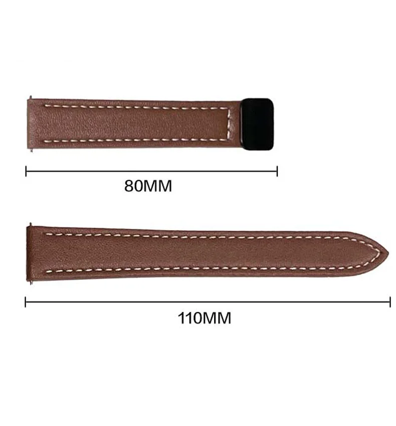 Фото Магнитный кожаный ремешок для HUAWEI Band 11/11 Pro, аксессуары, спортивный браслет, ремешок для Huawei Smart Band 8, 9, 10, NFC-ремешки №4