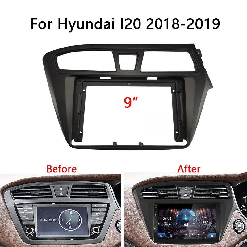 2 Din Android головное устройство автомобильный радиоприемник рамка Комплект для Hyundai