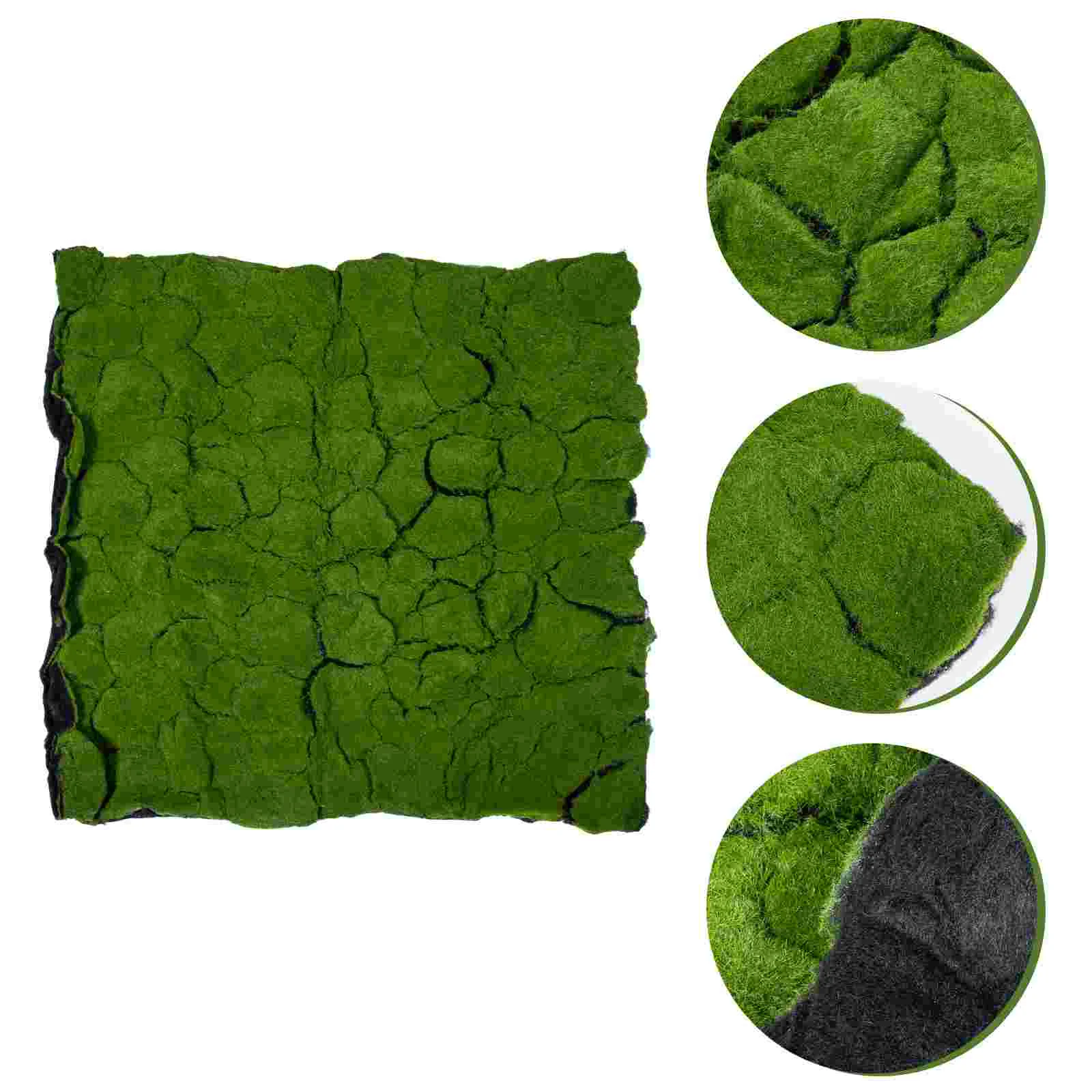 

Simulated Moss Lawn Realistic Faux Rug Artificial Grass Mat Fake Turf Green Garden Indoor Simulation Plants Wedding decoration