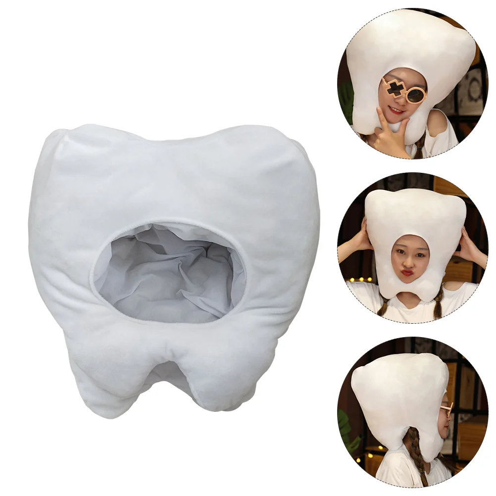 

Cartoon Headgear Child Halloween Costumes Kids Novelty Party Headwear Cloth Funny Tooth Hat