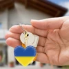 3Pcs DIY Diamond Painting Keyrings Ukrainian Flag Key Chain for Bag Backpack Car Hanging Charm Gift Accessories 4