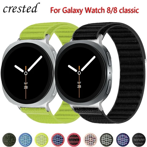 Спортивный браслет CRESTED для Samsung Galaxy Watch 8 из нейлона