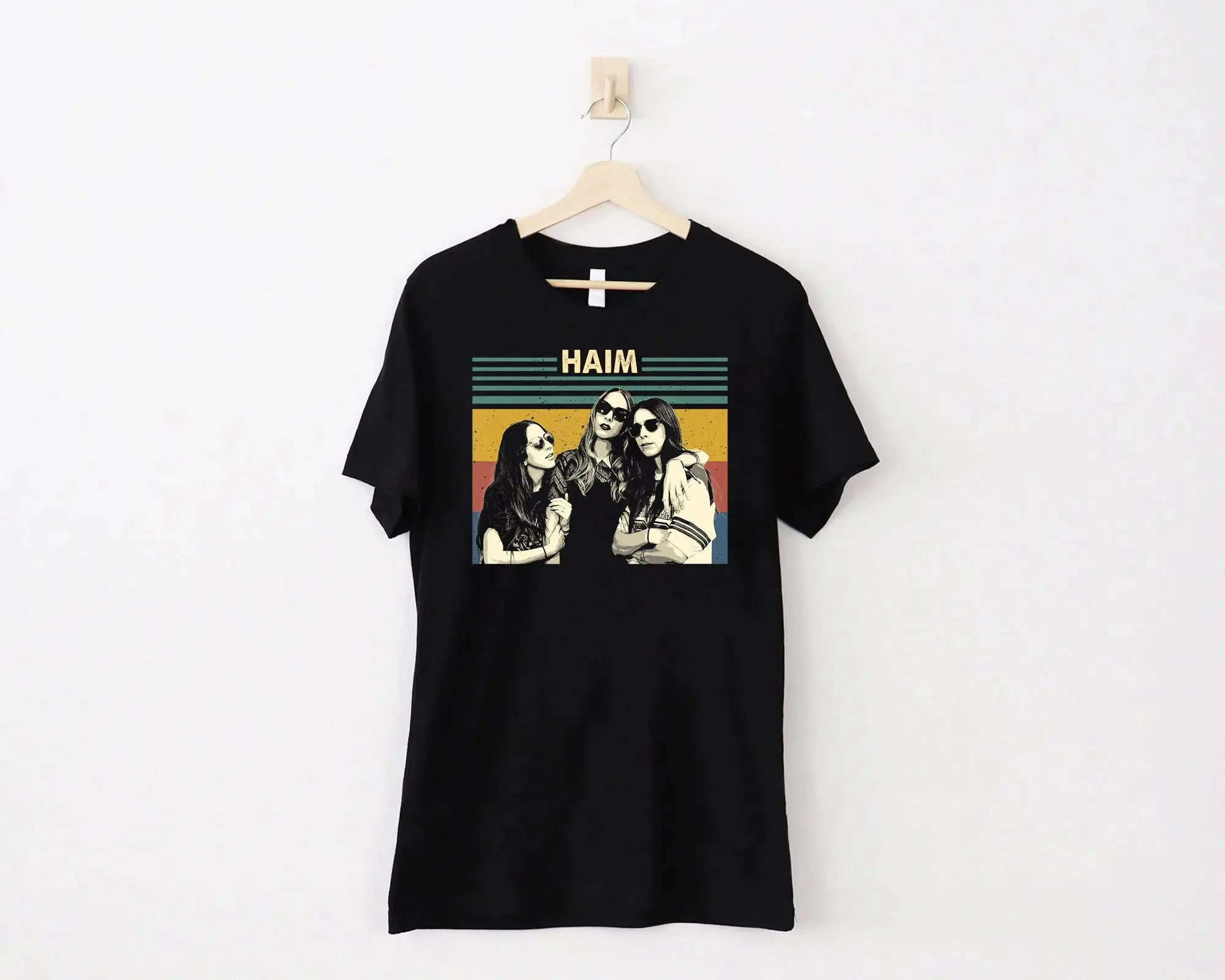 Винтажная Футболка HAIM музыкальный подарок для друзей и семьи