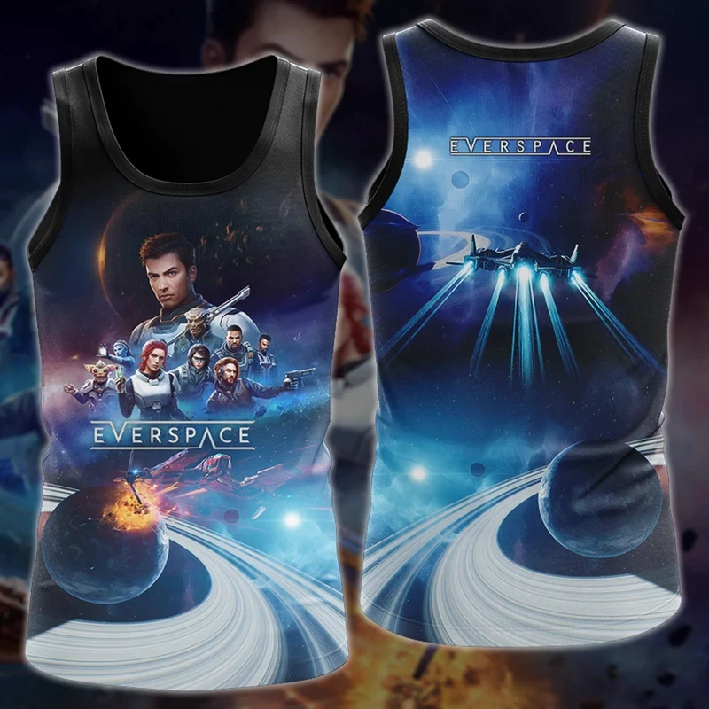 

Everspace 2 Game 3D Printed Tank Top Summer Men Kids Clothing Sleeveless Loose Streetwear Tops Sport Fitness Tshirt Breathable