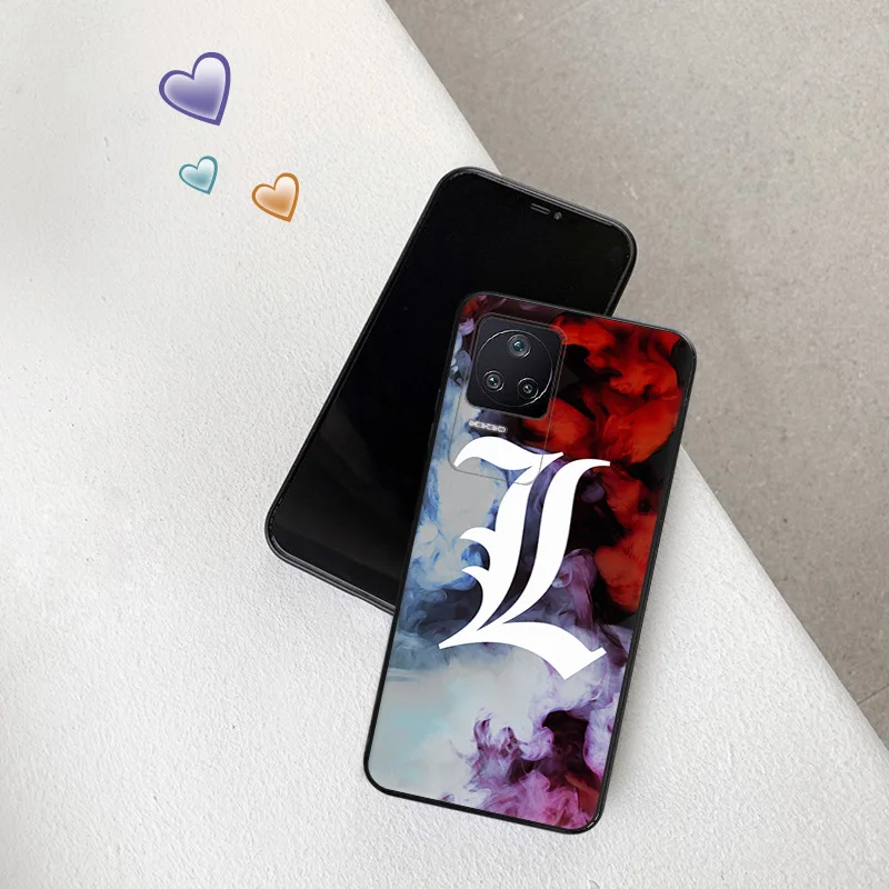 Черный матовый чехол для телефона Xiaomi Poco C61 M5 M5s X5 Pro 5G C51 C50 C40 X4 X3 F5 M4 M3 F3 GT Soft Death Note