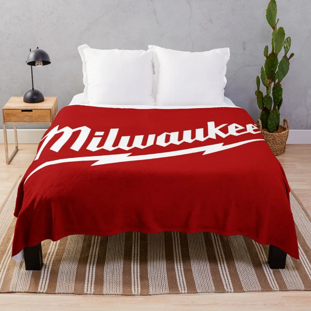 

Milwaukee Electric Tools Throw Blanket crochet crochet soft plaid Thin wadding blanket