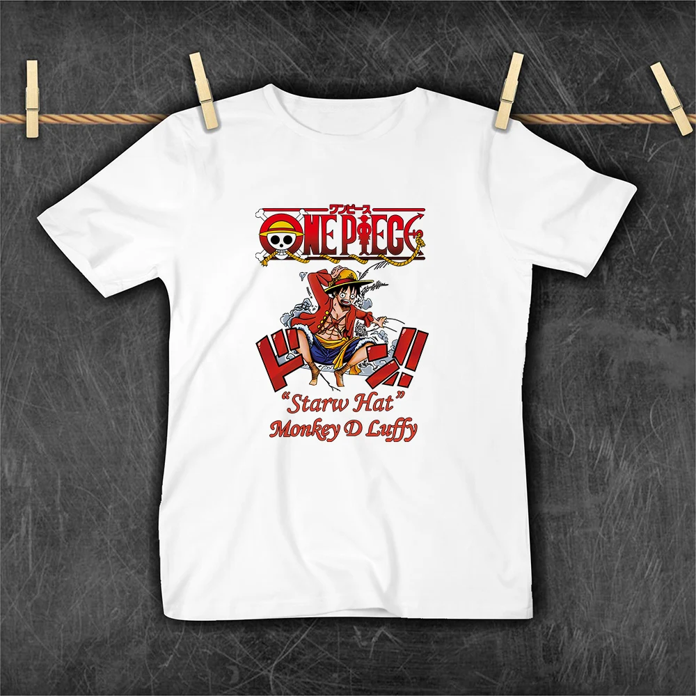 Cute Cartoon Zoro Print Kids Boys T Shirt One Piece Anime Comics Fashion Children Popular Clothes Pirates King Streetwear Tops