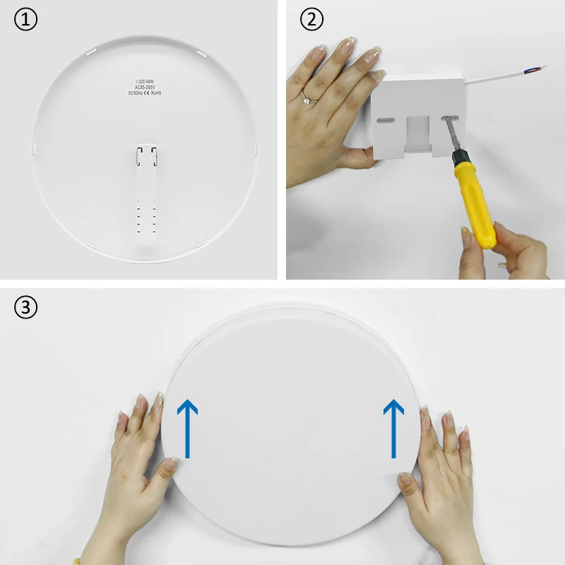 Round Square LED Ceiling lights 18W 24W 36W 48W For Bedroom Lighting Fixture Led Panel Lamps Living Room kitchen Foyer |