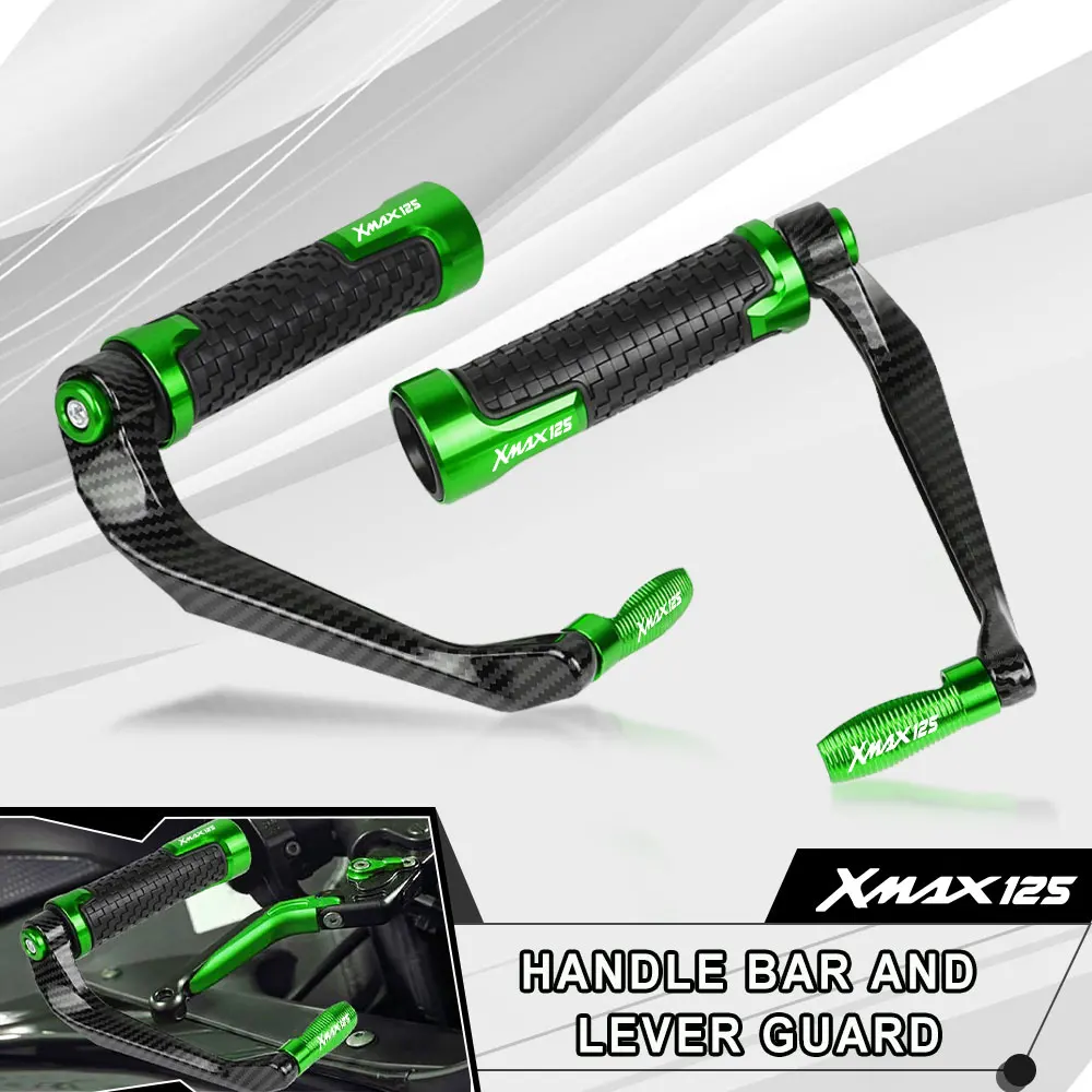 

For Kawasaki XMAX125 XMAX 125 2017-2019 2020 2021 Motorcycle Handlebar Handle grips Bar Ends Brake Clutch Levers Guard Protector