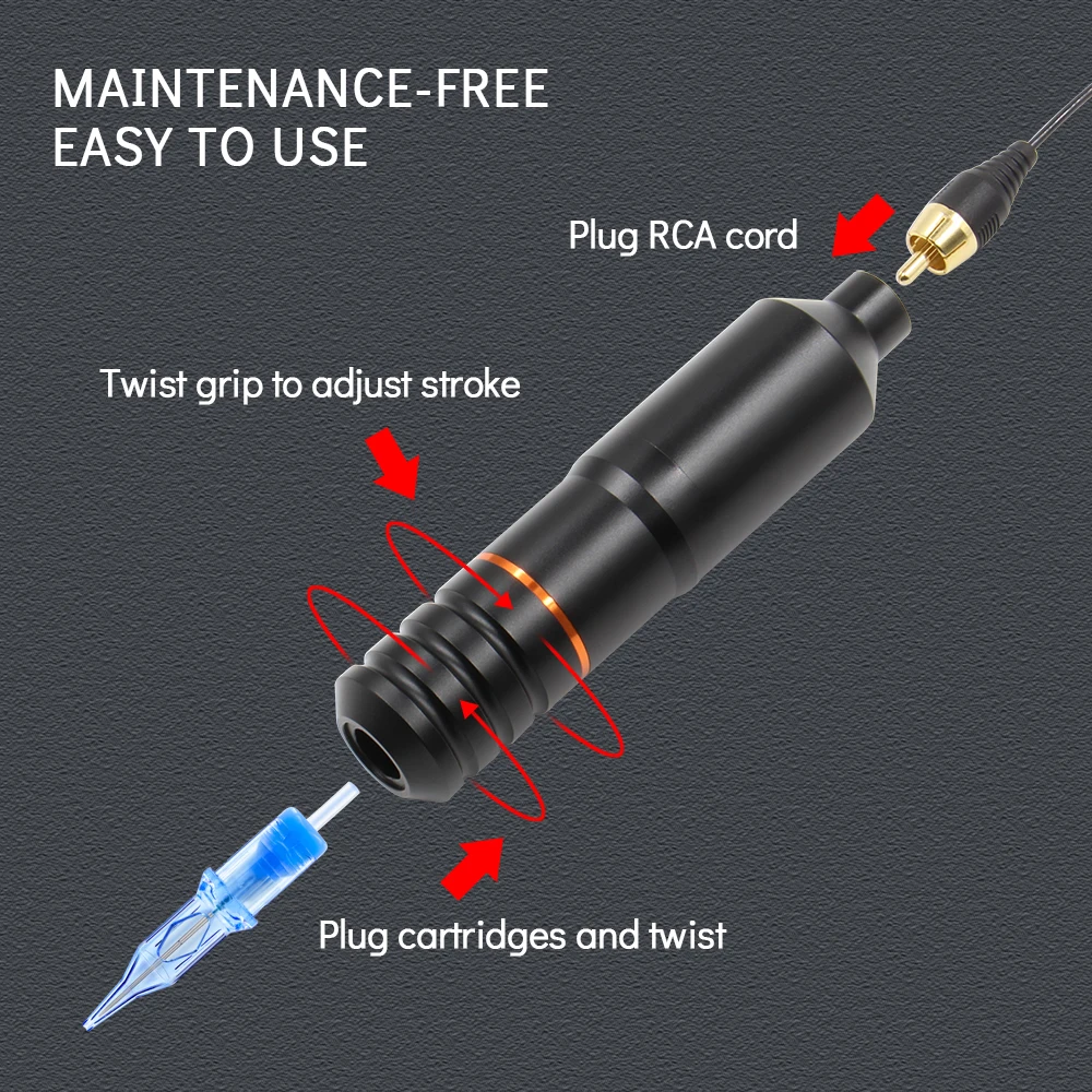 EMALLA профессиональная машинка для татуировок картриджей | Красота и здоровье