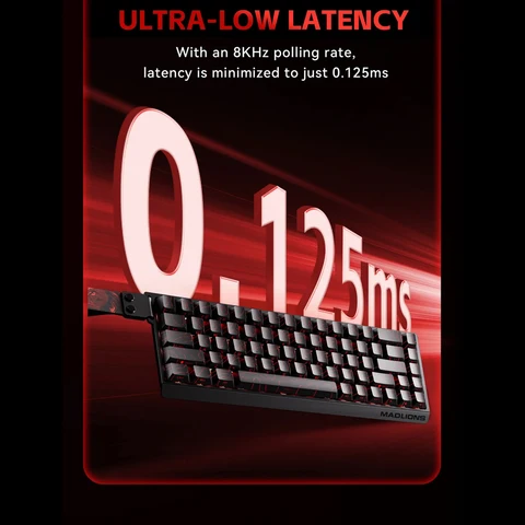 MADLIONS Mad60/68 HE Mad 60/68 PRO Механическая клавиатура Магнитный переключатель Проводная горячая замена Индивидуальная игровая клавиатура ПК Геймер Доступ