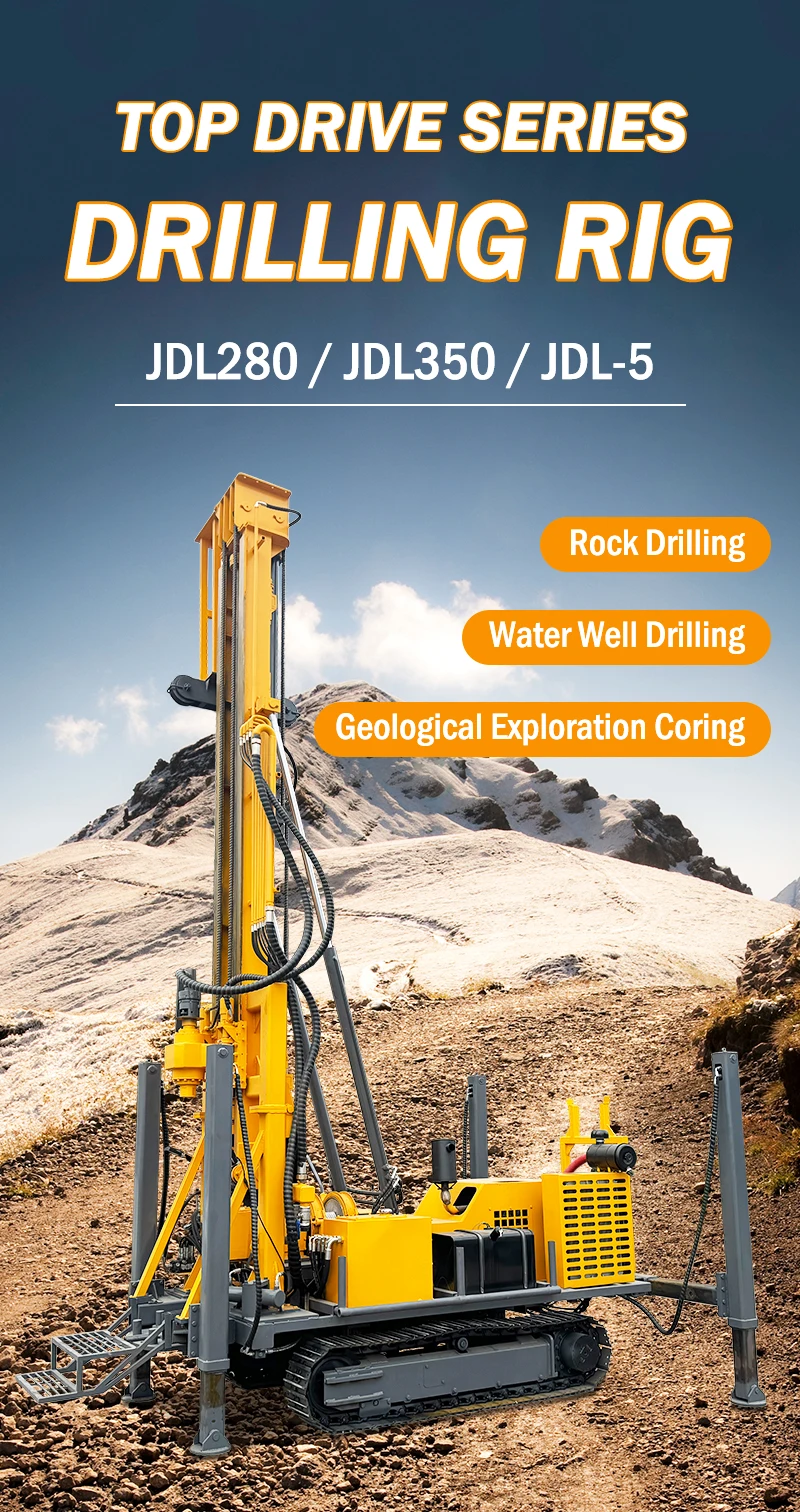 Фото Пневматическая буровая установка DTH для водяных скважин, 140 м, с пневматическим ударным механизмом, для сельскохозяйственного орошения №3