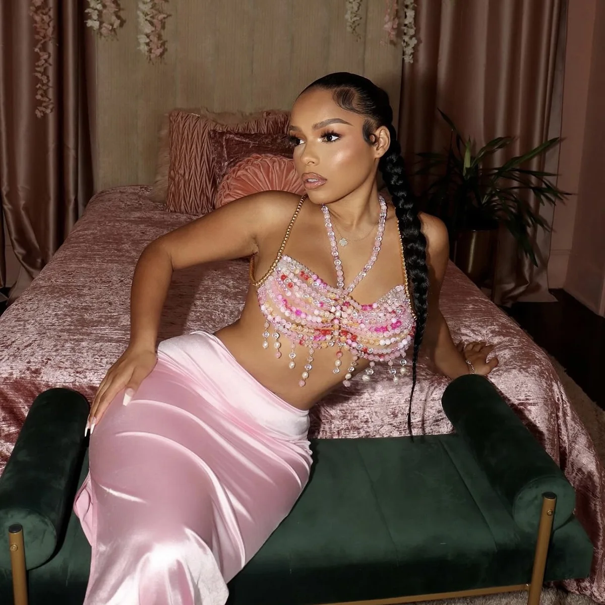 OFU модные нерегулярные хрустальные бусины ручной работы с несколькими бусинами