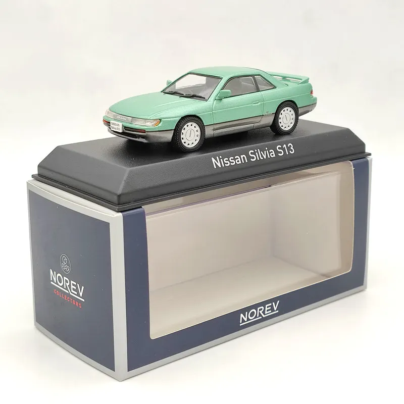 

1/43 Norev N~san Silvia S13 1988 Light Green metallic Diecast Models Car Toys Collection Gift