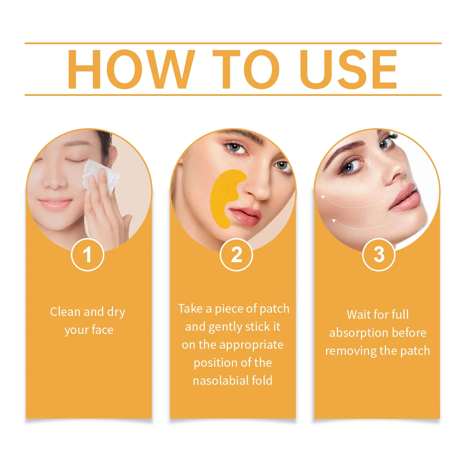 Пластырь со складками на носогу содержит коллагеновую гиалуроновую кислоту, укрепляющий кожу, выцветает тонких линий, глубоко увлажняющая маска для лица против морщинA (art.: 3920d3d11b62c) - 3920d3d11b62c