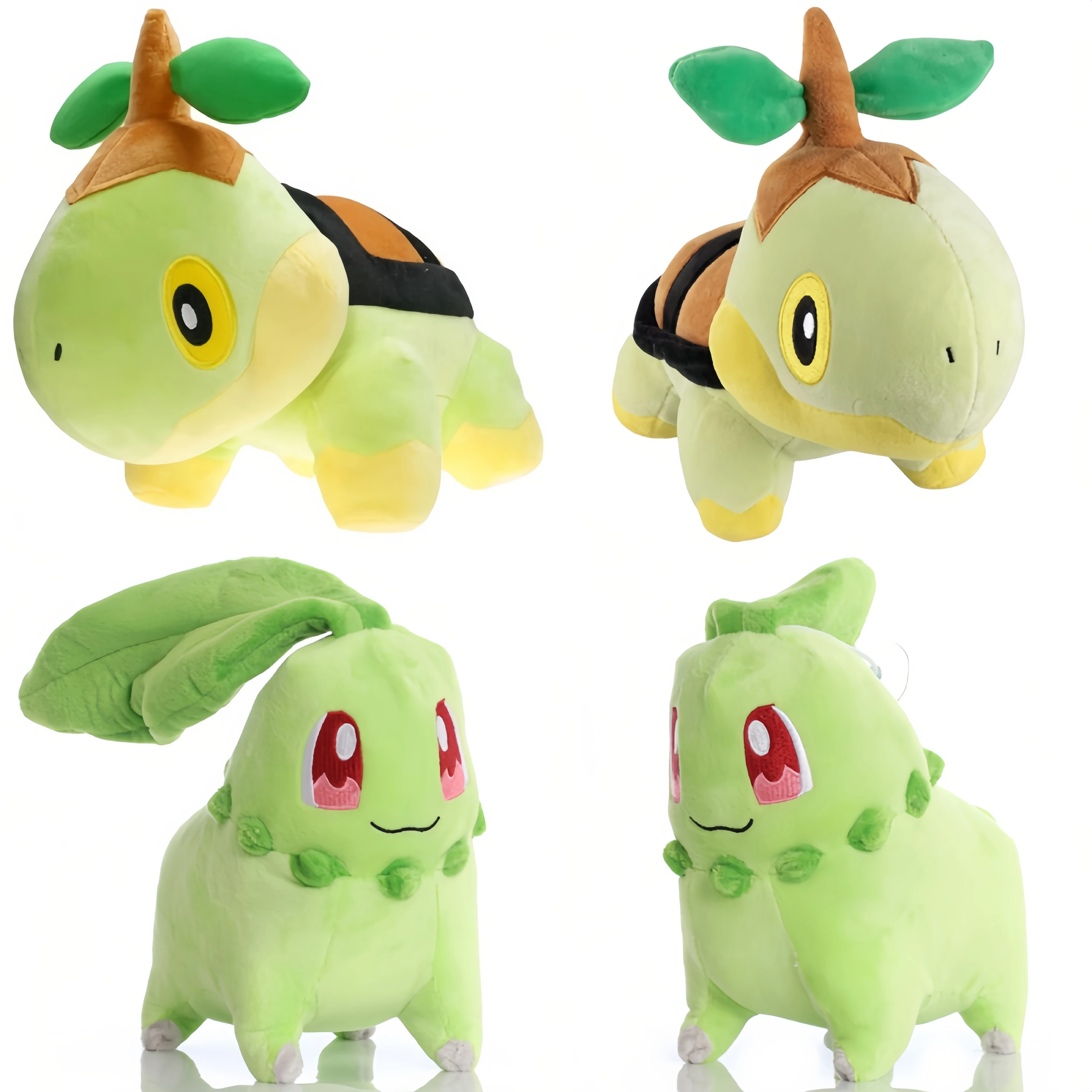 Плюшевая игрушка Покемон Пикачу Chikorita Turtwig аниме гусеница мягкие куклы Cyndaquil Totodile