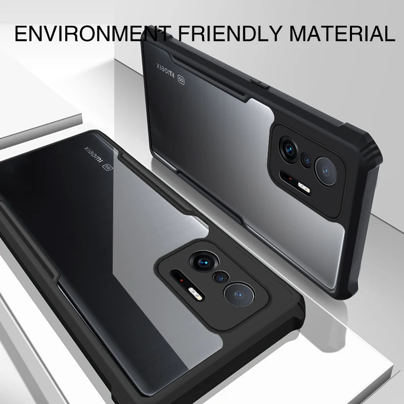 Rzants For Xiaomi Mi 11T MI 11T 12T Pro Case Hard [Blade] Shockproof Slim Crystal Clear Cover funda Casing