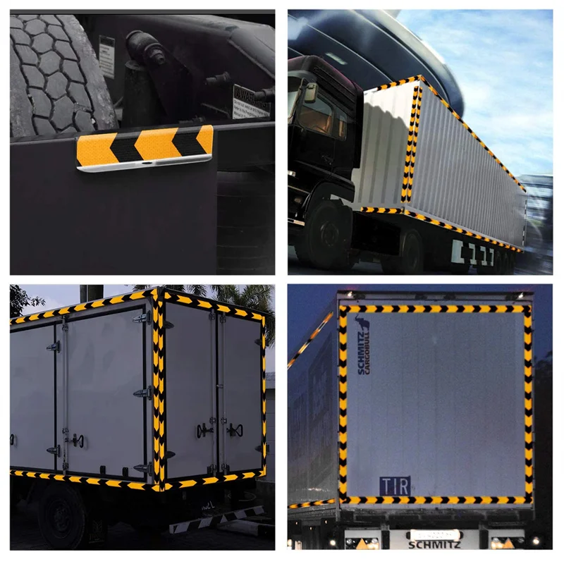 Рисунок 6 - Светоотражающая стрелка черного и желтого цвета